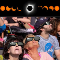 Solar Eclipse Viewing Glasses Direct Sun View Safe Eye Protection 1/2/3/5pcsSafe Shades ISO Certified Plastic Eclipse Glasses